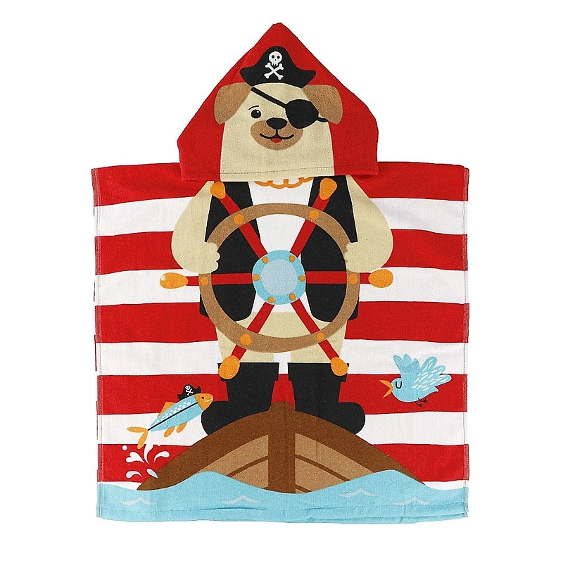 Beach Hooded Towel - Pirate