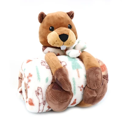 Ens Peluche Couverture Castor