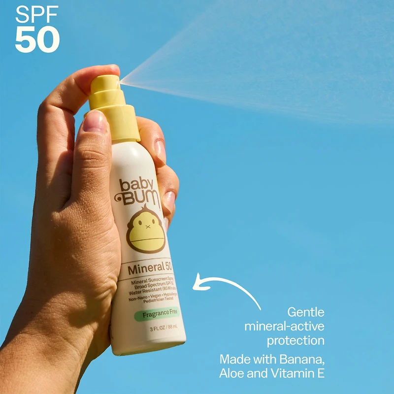 Crème Solaire Minéral Vaporisateur FPS 50 Sans Fragrance