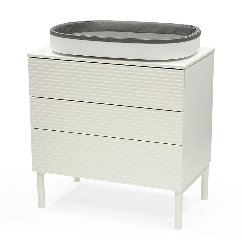 Matelas à Langer Stokke® Sleepi™ - Blanc / Gris