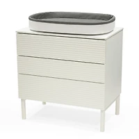 Matelas à Langer Stokke® Sleepi™ - Blanc / Gris