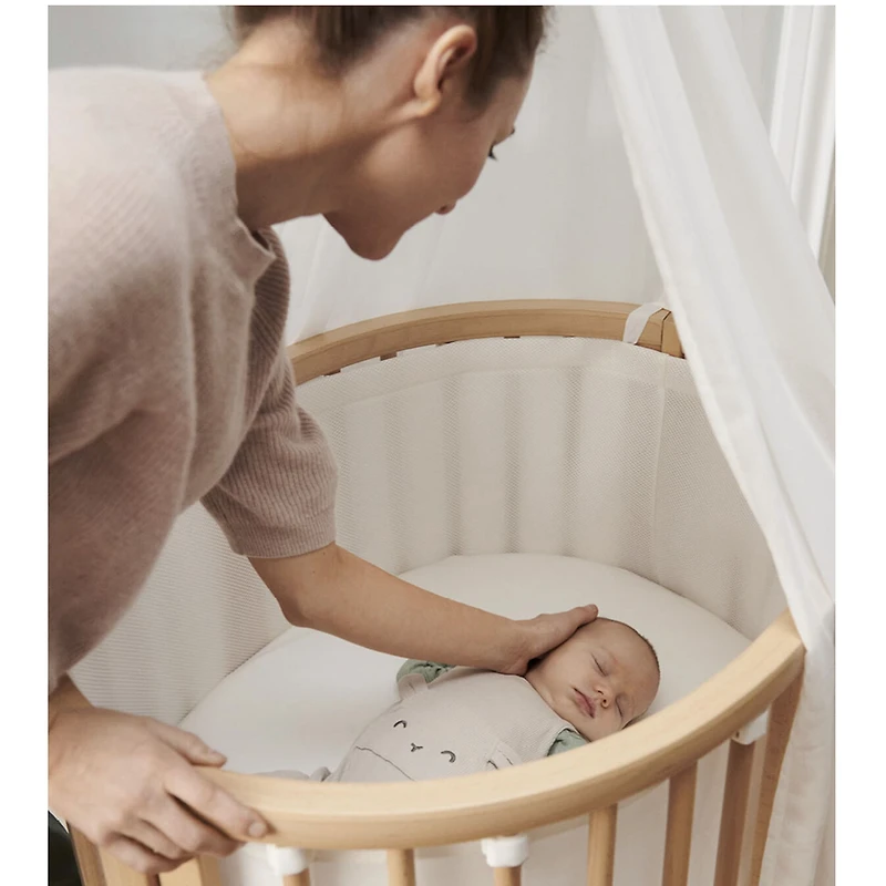 Mini Couchette Stokke® Sleepi™ V3 avec Matelas - Naturel