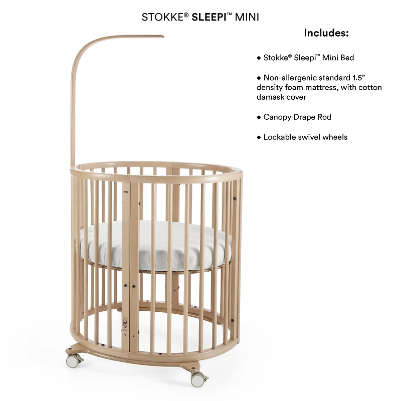 Stokke® Sleepi™ Mini​ Crib Bundle with Mattress​ V3