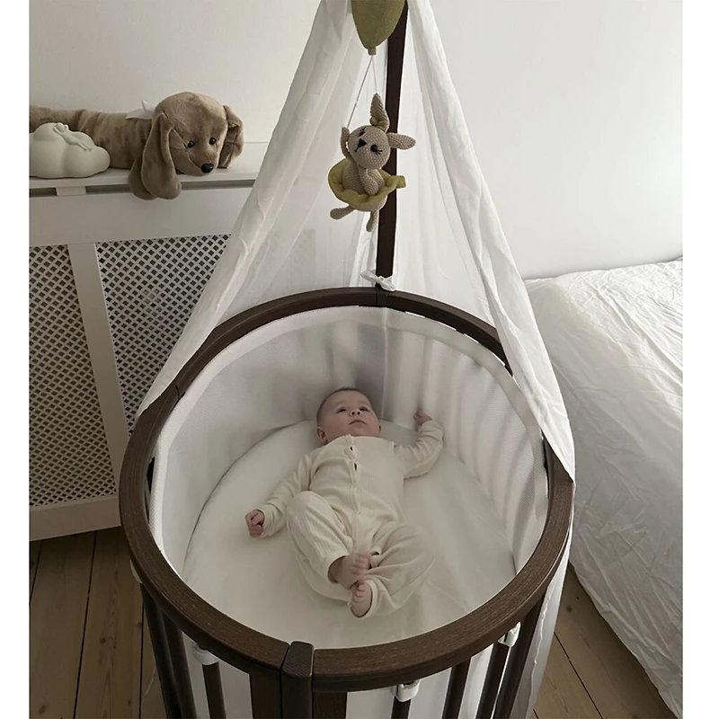 Stokke® Sleepi™ Mini​ Crib Bundle with Mattress​ V3 - Warm Brown