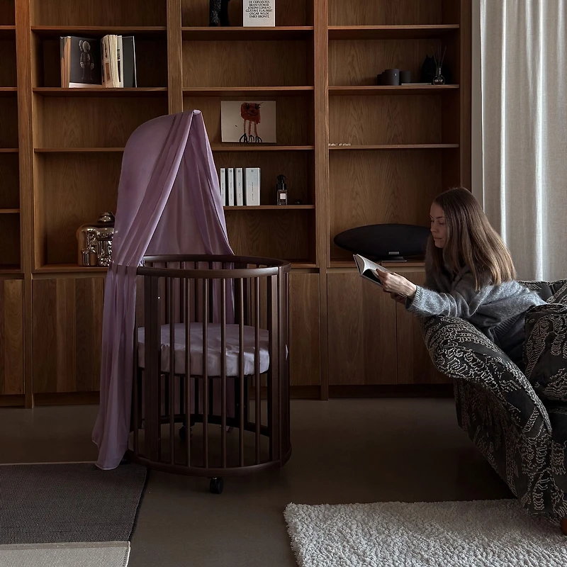 Stokke® Sleepi™ Mini​ Crib Bundle with Mattress​ V3 - Warm Brown