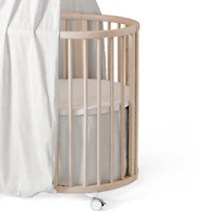Jupe de Lit pour Stokke® Sleepi™ Mini Couchette - Gris