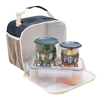 Super Zippee Lunch Tote - Mostly Mushrooms