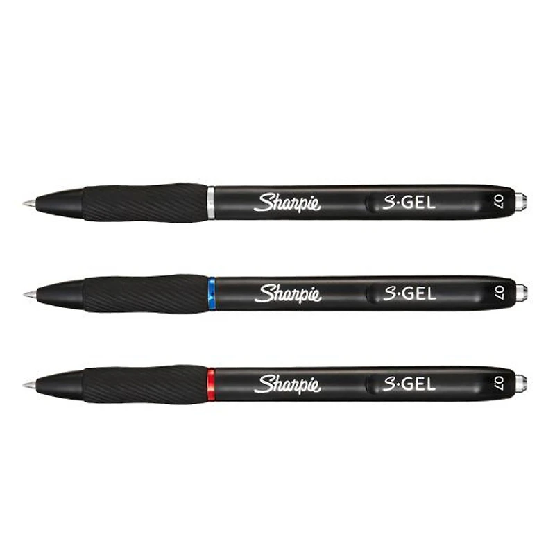 Sharpie Stylos gel (4), pointe moyenne (0,7 mm), couleurs assorties