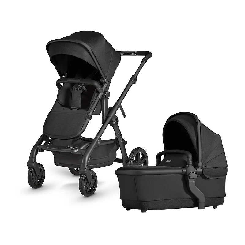 Poussette Double Wave + Adaptateur pour Siège d'Auto - Onyx
