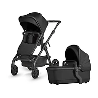 Poussette Double Wave + Adaptateur pour Siège d'Auto - Onyx