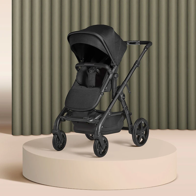 Poussette Double Wave + Adaptateur pour Siège d'Auto - Onyx