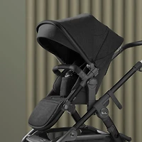 Poussette Double Wave + Adaptateur pour Siège d'Auto - Onyx