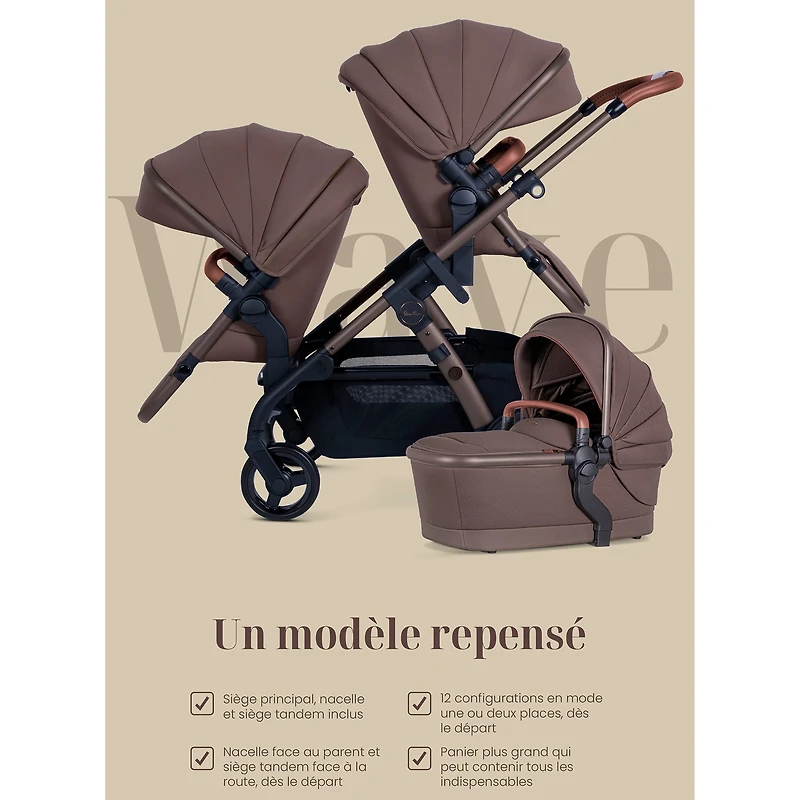 Wave 3 Stroller - Caramel