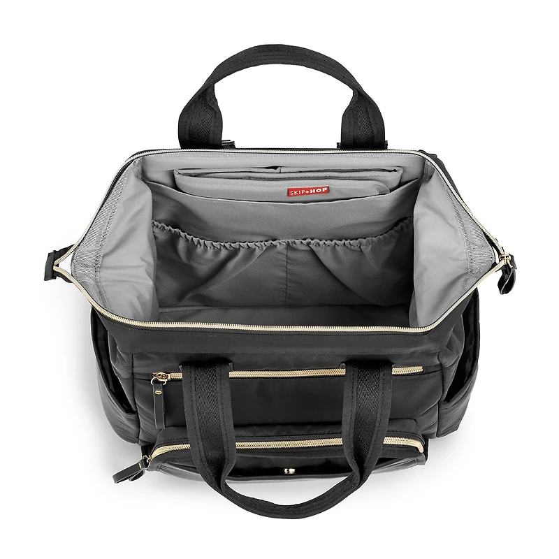 Sac à Couches à Dos - Noir