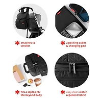 Sac à Couches à dos Forma - Noir