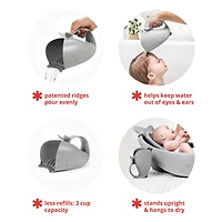 Moby Waterfall Bath Rinser - Gray