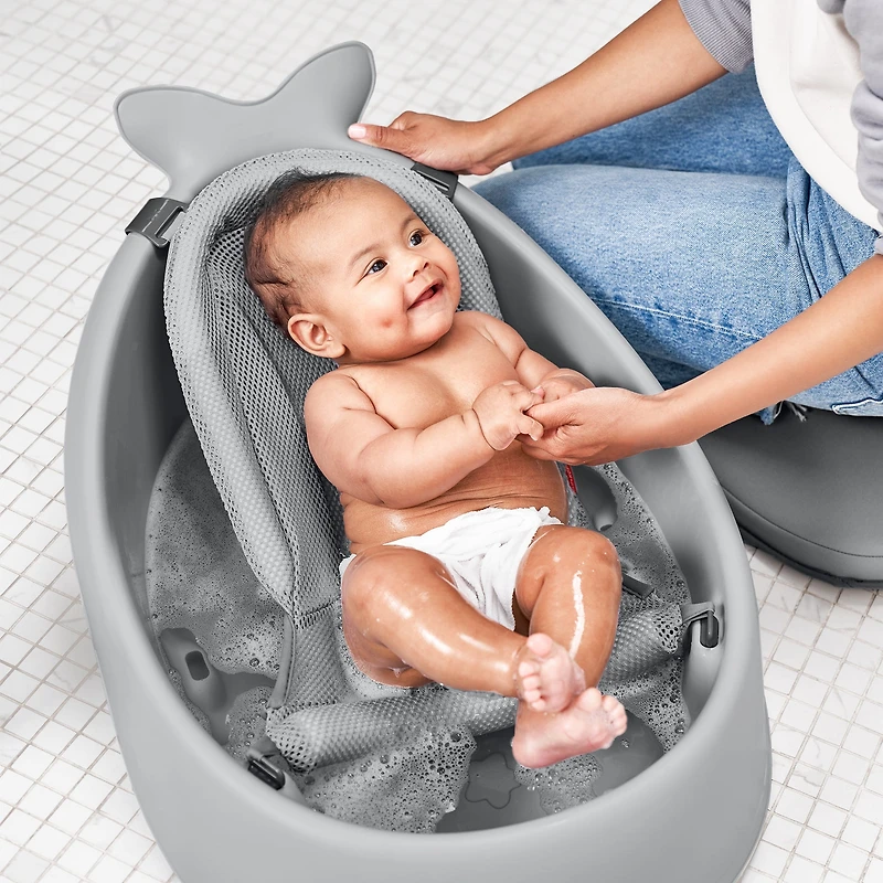 Bain 3 En 1 Smart Sling - Baleine Grise