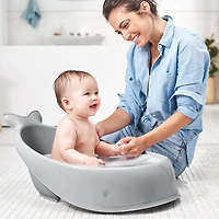Bain 3 En 1 Smart Sling - Baleine Grise