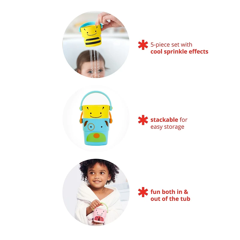 Seaux Pour Le Bain Zoo - Animaux