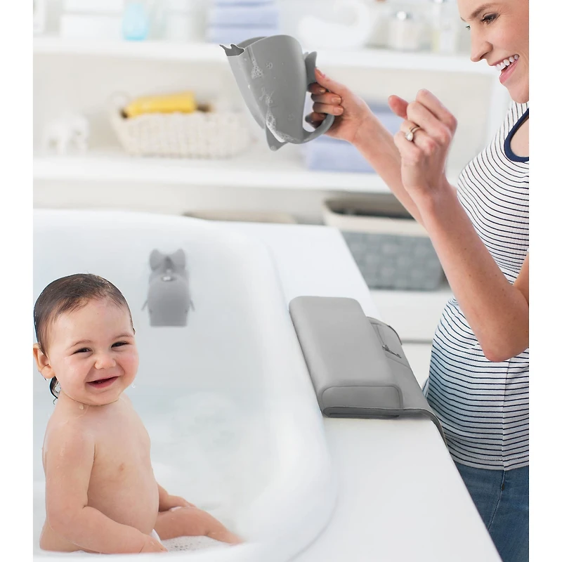 Ensemble de Bain Baleine Gris Paquet de 4