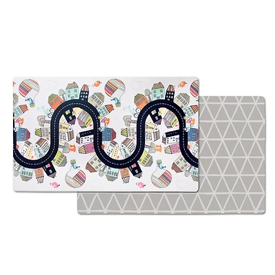 Doubleplay Reversible Playmat - Vibrant Village