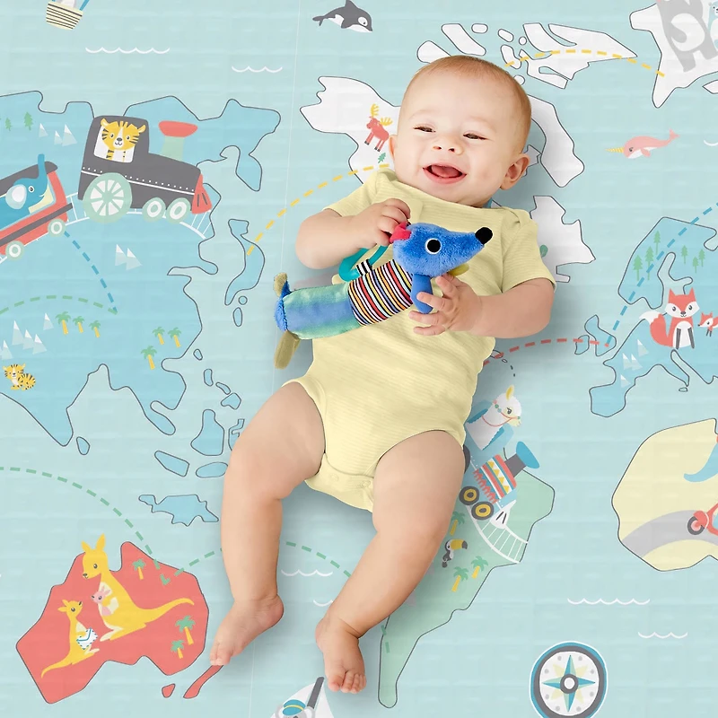 Doubleplay Reversible Playmat - Little Travelers