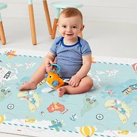Doubleplay Reversible Playmat - Little Travelers