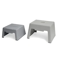Double-Up Step Stool - Grey