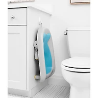 Moby Recline & Rinse Bather - Grey / Blue