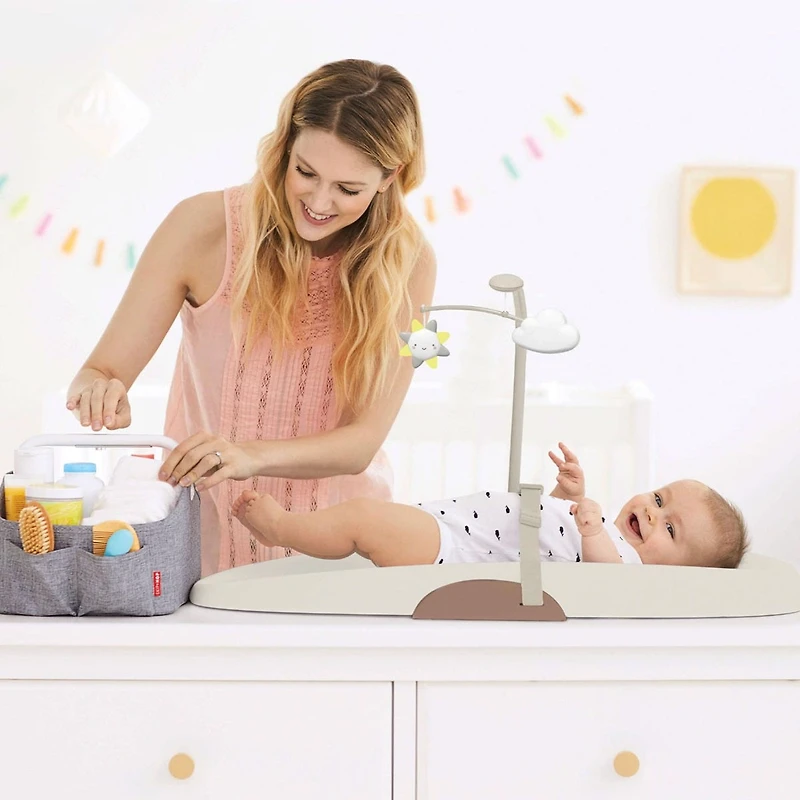 Nursery Style Wipe-Clean Changing Pad - Oat