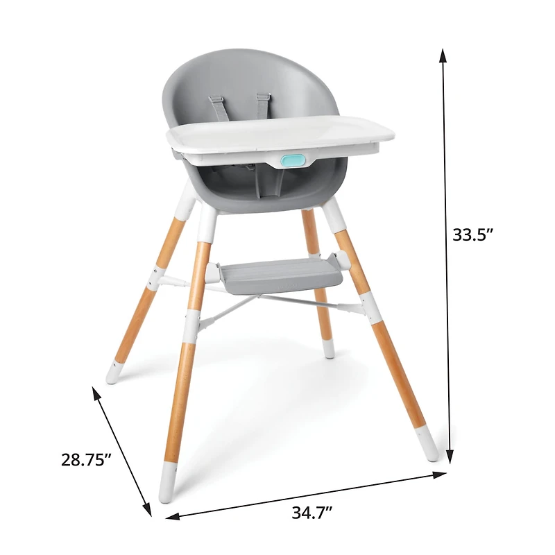 Chaise Haute 4-en-1 - Thyme Vert