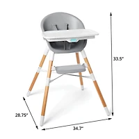 Chaise Haute 4-en-1 - Thyme Vert