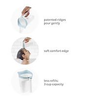 Wave Waterfall  Bath Rinser- Grey 