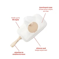 Grab & Go Snug Seal Wipes Case - Oat