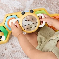 Farmstand See & Bee Steering Wheel & Tummy Time Baby Toy