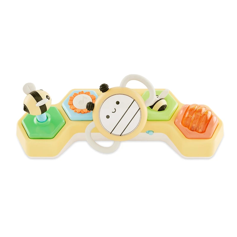 Farmstand See & Bee Steering Wheel & Tummy Time Baby Toy