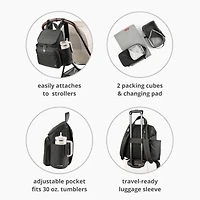 Forma Next Backpack Diaper Bag - Oak