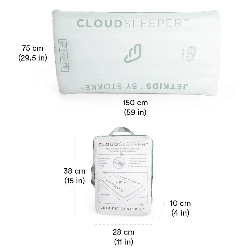 Cloudsleeper™ JetKids™ By Stokke® Inflatable Kids’ Bed