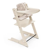 Chaise Haute Tripp Trapp® V2 + Coussin avec Cabaret Stokke® - Vanille