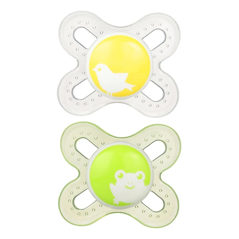 Newborn Anatomical Pacifier Set of 2 - Yellow