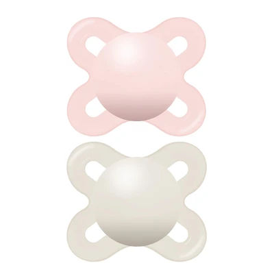 Newborn Anatomical Pacifier Matte Set of 2 - Pink 