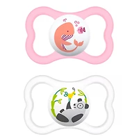 6m+ Sensitive Skin Air Orthodontic Pacifier - Pink