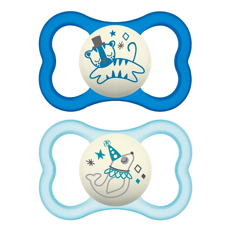 Suce Orthodontique AirNight 6+mois Paquet de 2