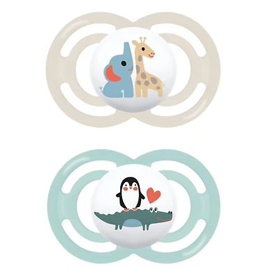 Perfect Pacifiers 6 Months+ (2 pack)