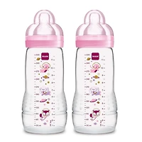Biberon Easy Active 4mois+ 11oz - Rose