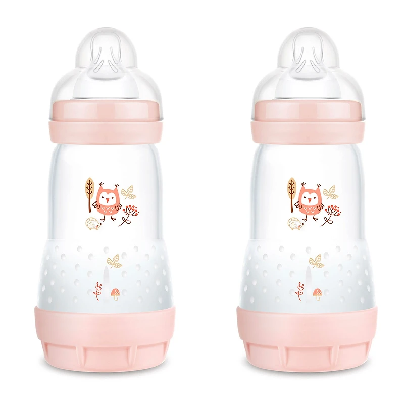 Bottles 9oz (2) Pink Matte