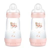 Bottles 9oz (2) Pink Matte