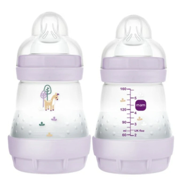 Easy Start Anti-Colic Bottle 5oz Set of 2 - Pink Matte