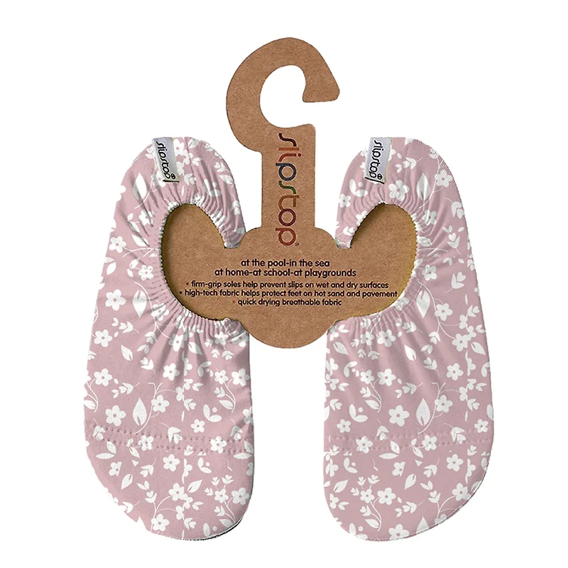 Chaussons Fleurs Roses Pointures 18-27