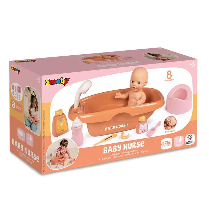 Bath Set And Accessories Doll